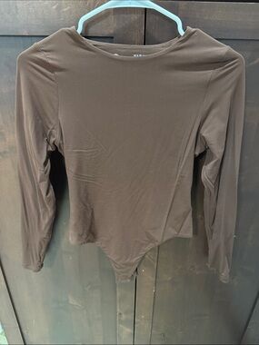 ZYIA Brown Long Sleeve Bodysuit